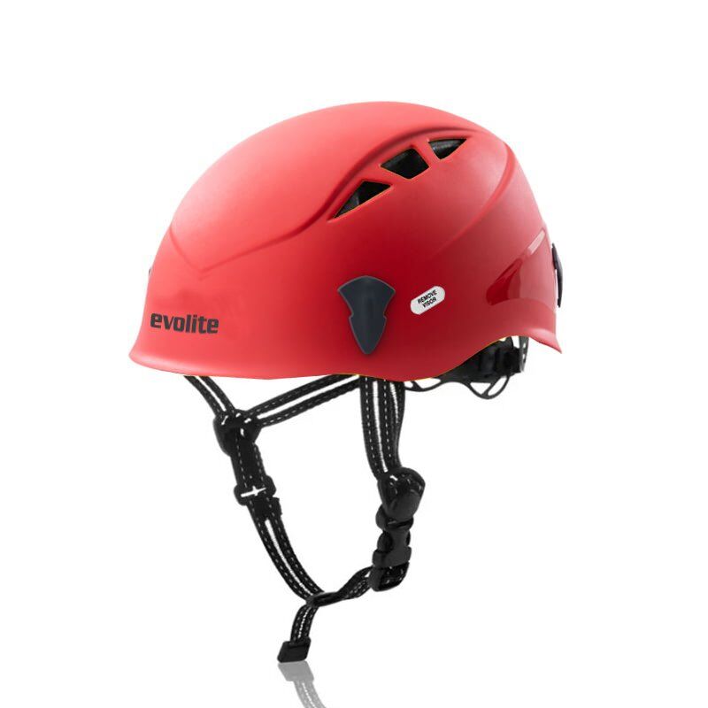 Evolite Vertical Dağcı Kaskı - Kırmızı - CE EN 12492