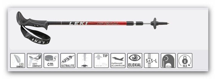 Leki Softlite Aergon Antischock Ultralite Titanium