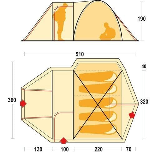 Ferrino Poseidon 5 Çadır