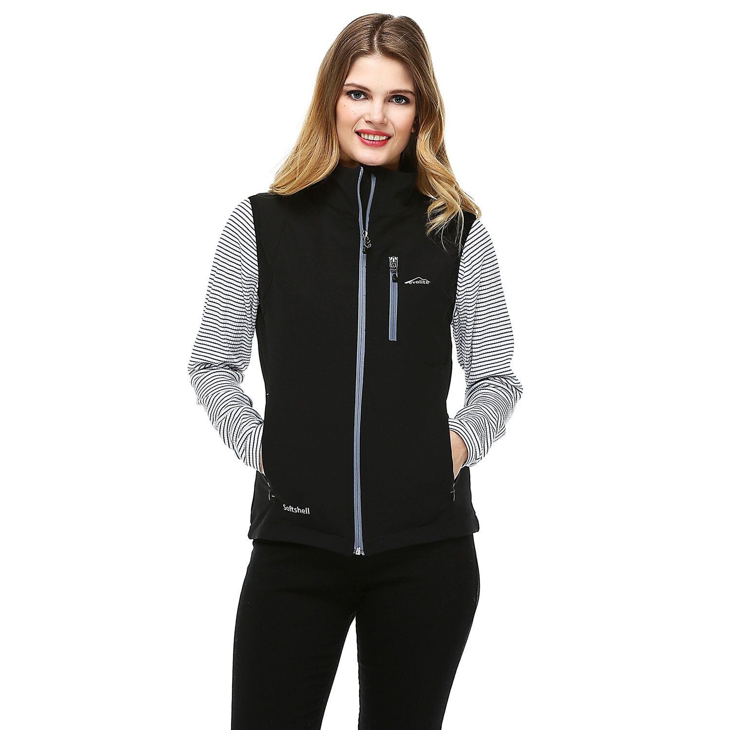 Evolite Neon Softshell Kadın Yelek - Gri