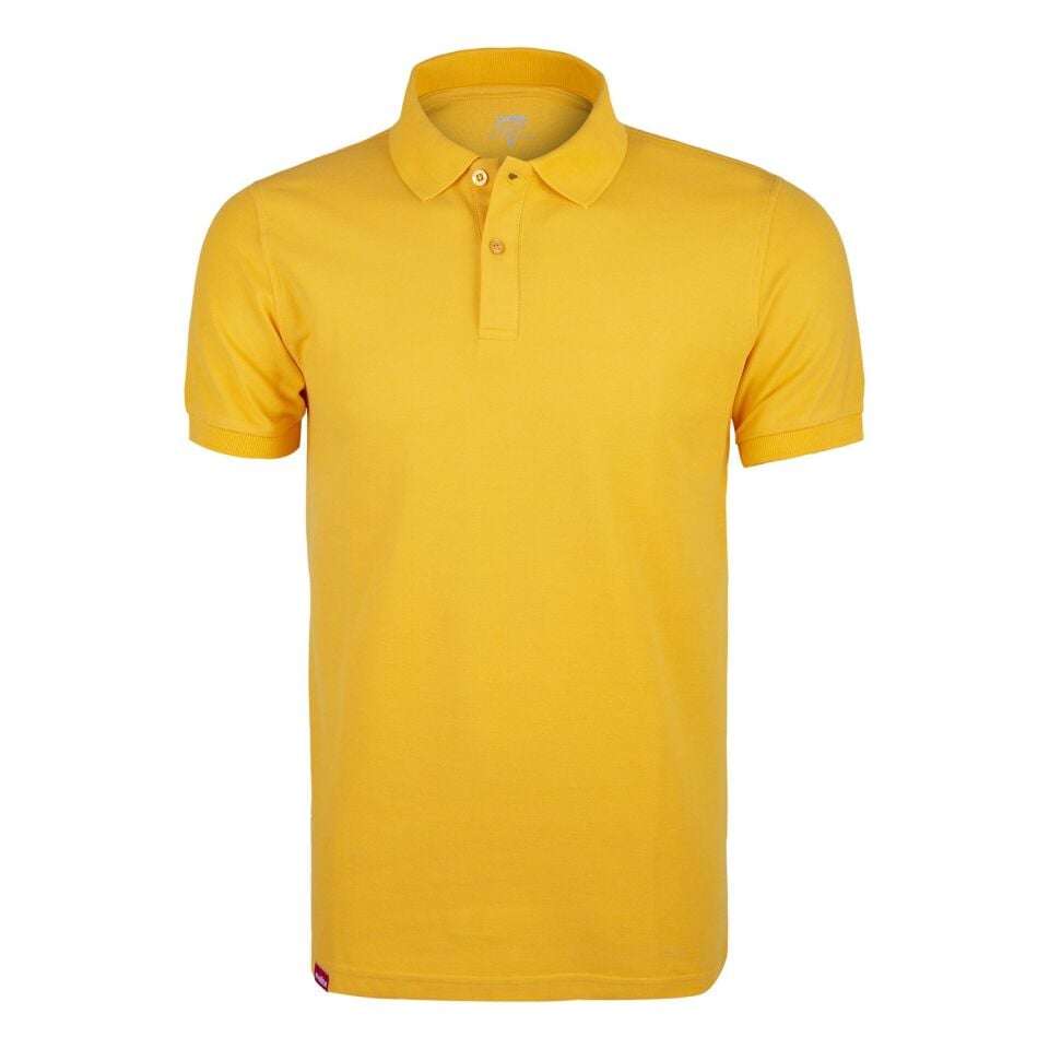 Evolite DeepRaw Erkek Polo T-Shirt- Sarı
